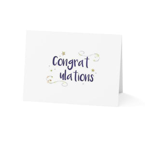 New Generation - Elegant Congrats Greeting Cards Set, Minimalist Congratulations Cards for Weddings, Birthdays, Graduations, 1-50pcs