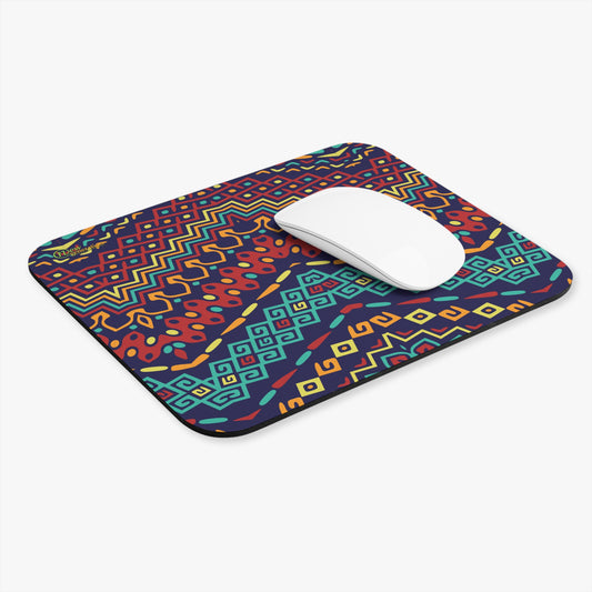 New Generation - Colorful Geometric Mouse Pad, Desk Accessory, Gift for Students, Home Office Decor, Computer Accessory, Vibrant PC Mat
