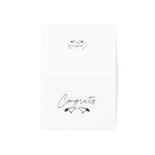 New Generation - Elegant Congrats Greeting Cards Set, Minimalist Congratulations Cards for Weddings, Birthdays, Graduations, 1-50pcs