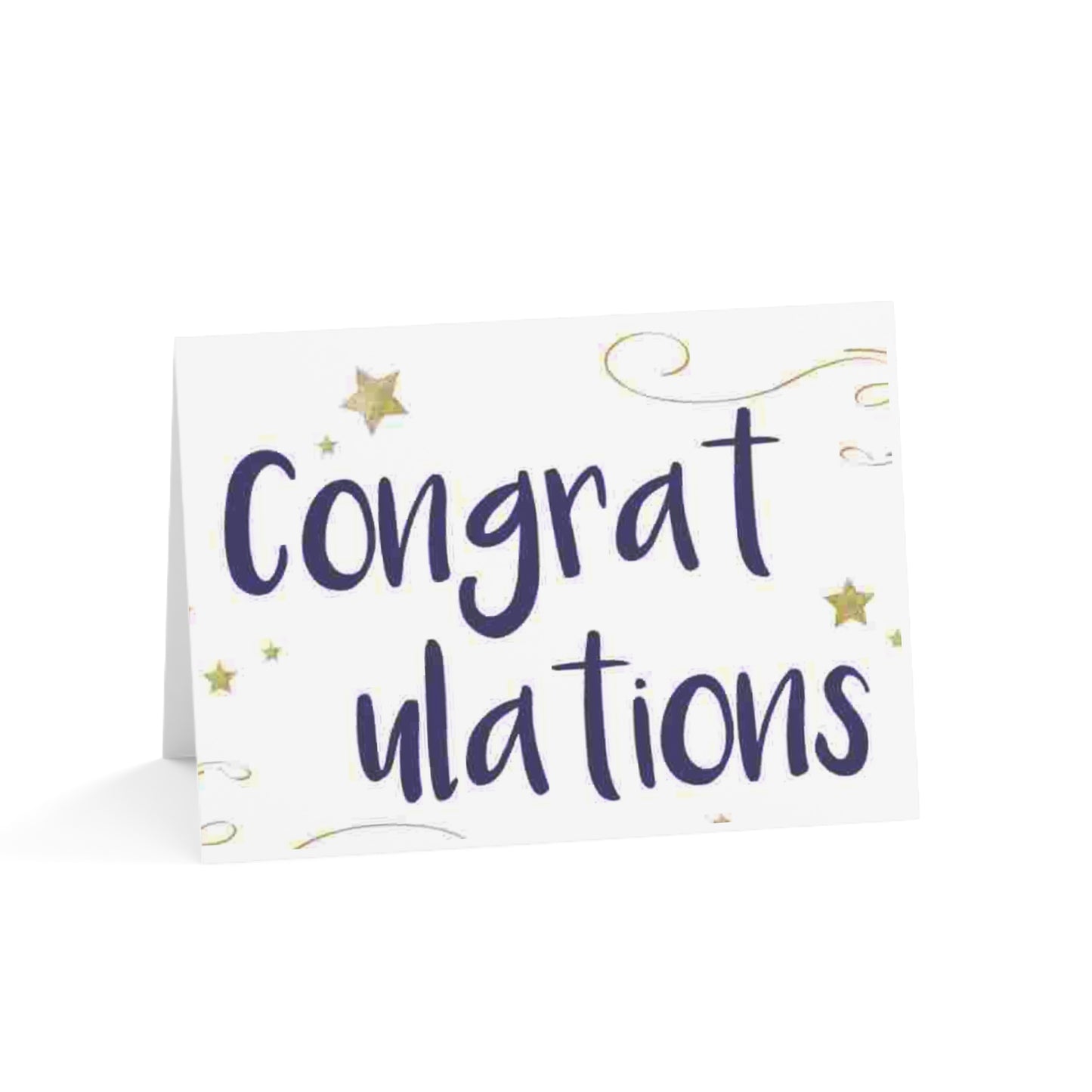 New Generation - Elegant Congrats Greeting Cards Set, Minimalist Congratulations Cards for Weddings, Birthdays, Graduations, 1-50pcs 4.9" x 3.5" (Horizontal) Coated (both sides) 1 pc