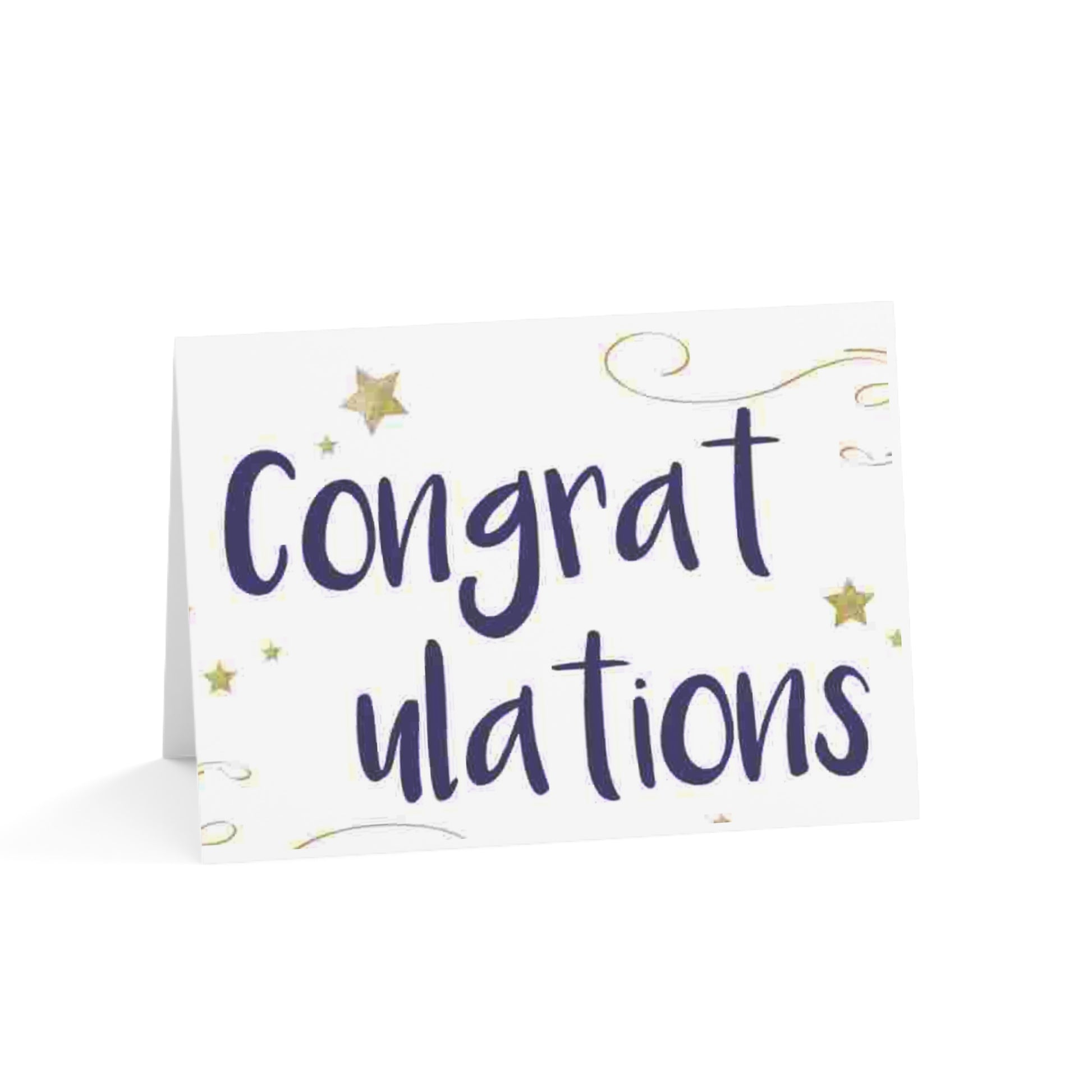 New Generation - Elegant Congrats Greeting Cards Set, Minimalist Congratulations Cards for Weddings, Birthdays, Graduations, 1-50pcs 4.9" x 3.5" (Horizontal) Coated (both sides) 1 pc