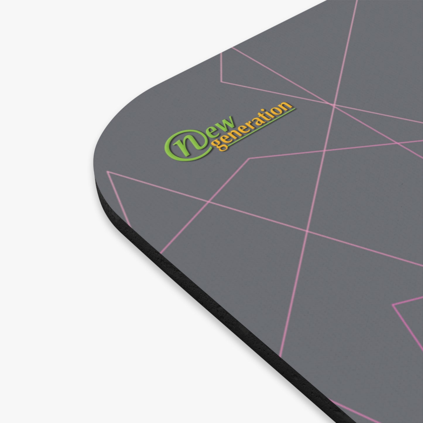 New Generation - Geometric Mouse Pad | Modern Office Decor, Gamer Vibes, Workstation Accessory, Gift for Tech Lovers, Desk Organization