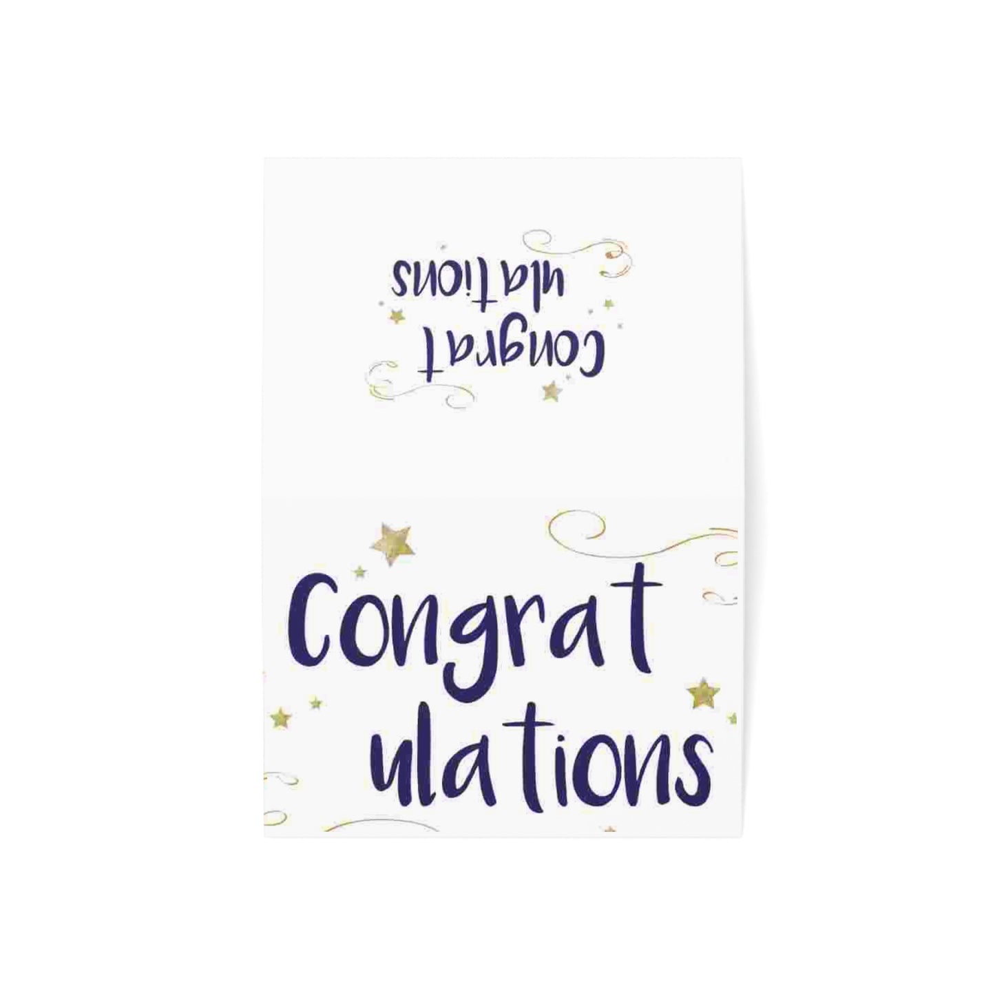 New Generation - Elegant Congrats Greeting Cards Set, Minimalist Congratulations Cards for Weddings, Birthdays, Graduations, 1-50pcs