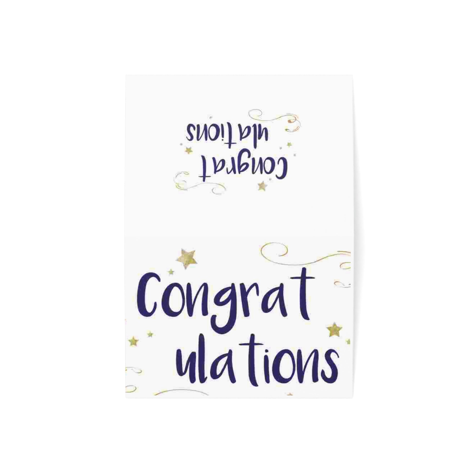 New Generation - Elegant Congrats Greeting Cards Set, Minimalist Congratulations Cards for Weddings, Birthdays, Graduations, 1-50pcs