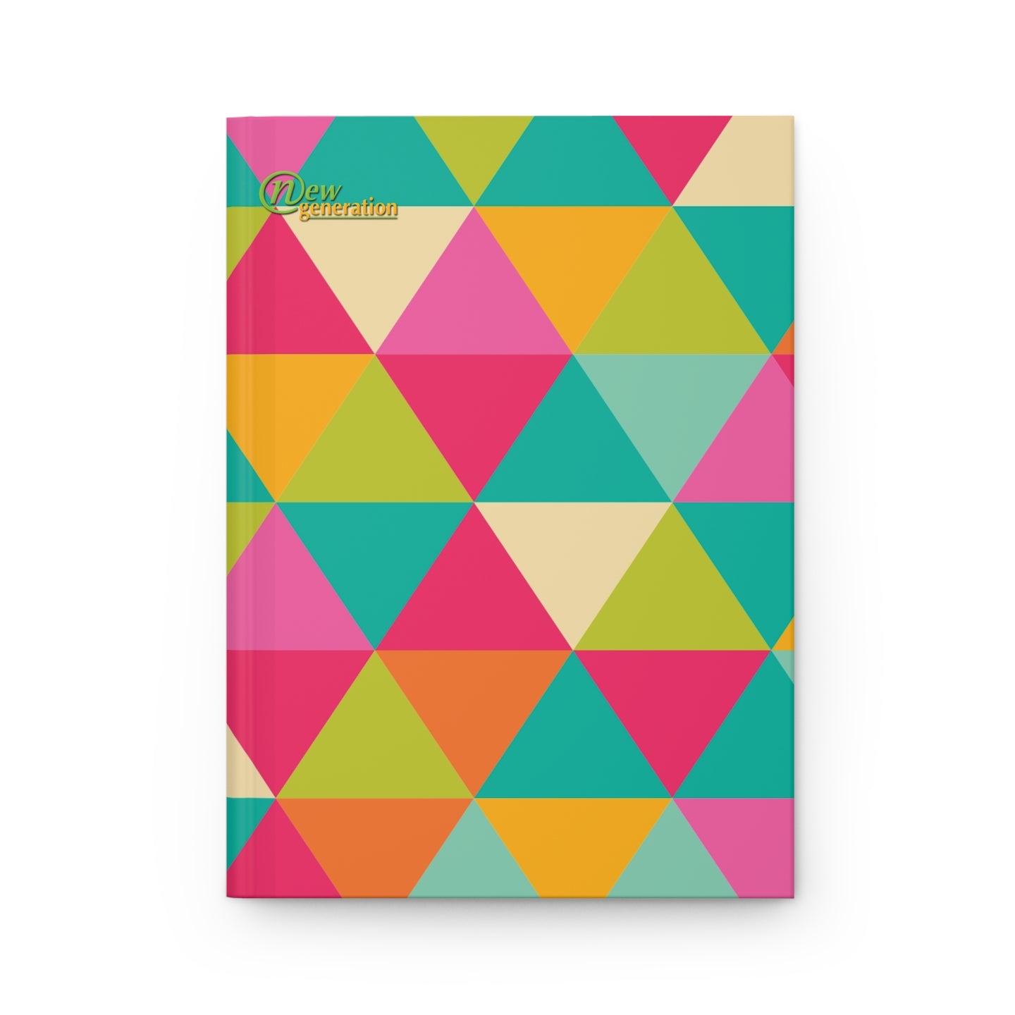 New Generation - Bright Pattern Notebook, Nature Lover Writers Gift for Any Occasion, Diary Sketchbook, journal ,notes , hard cover