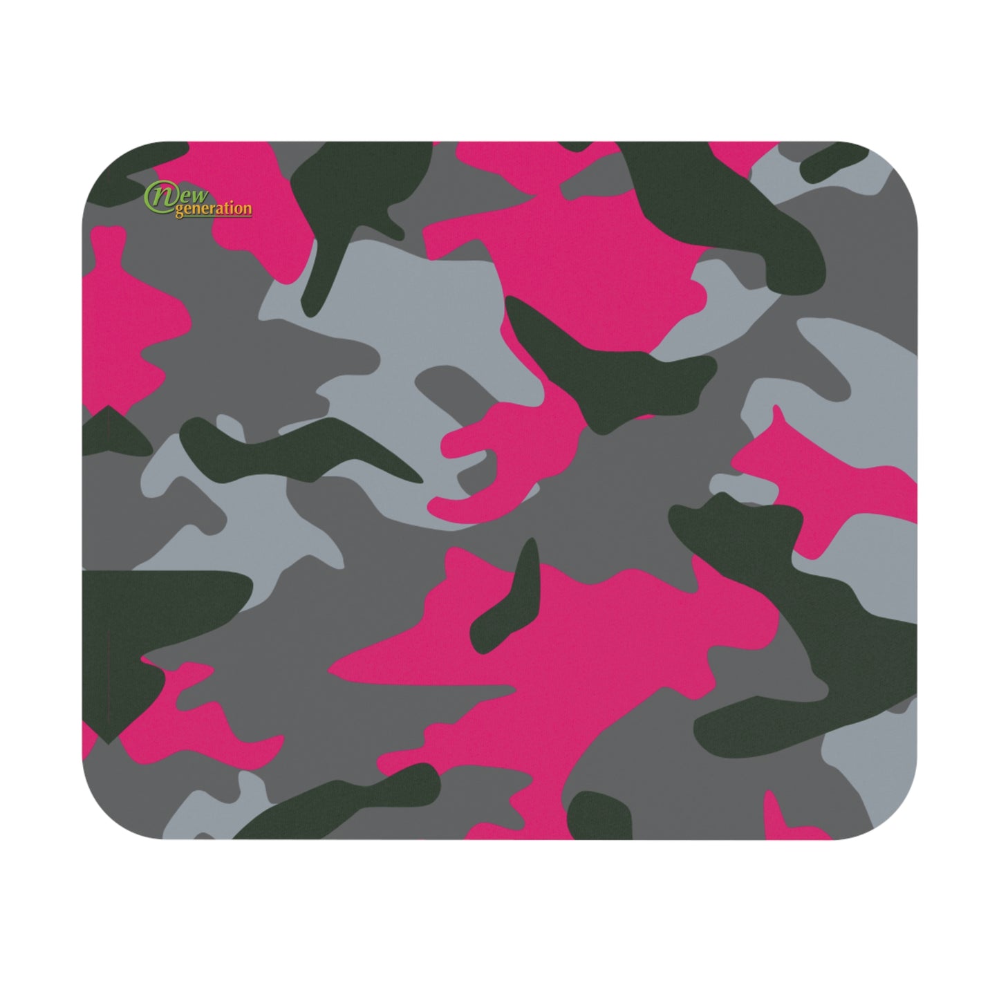 New Generation - Pink Camo Mouse Pad - Stylish Gaming Accessory, Office Décor, Personalized Gift, Unique Desk Art, Perfect for Gamers