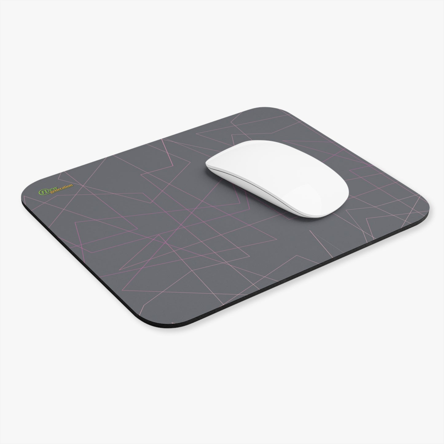 New Generation - Geometric Mouse Pad | Modern Office Decor, Gamer Vibes, Workstation Accessory, Gift for Tech Lovers, Desk Organization