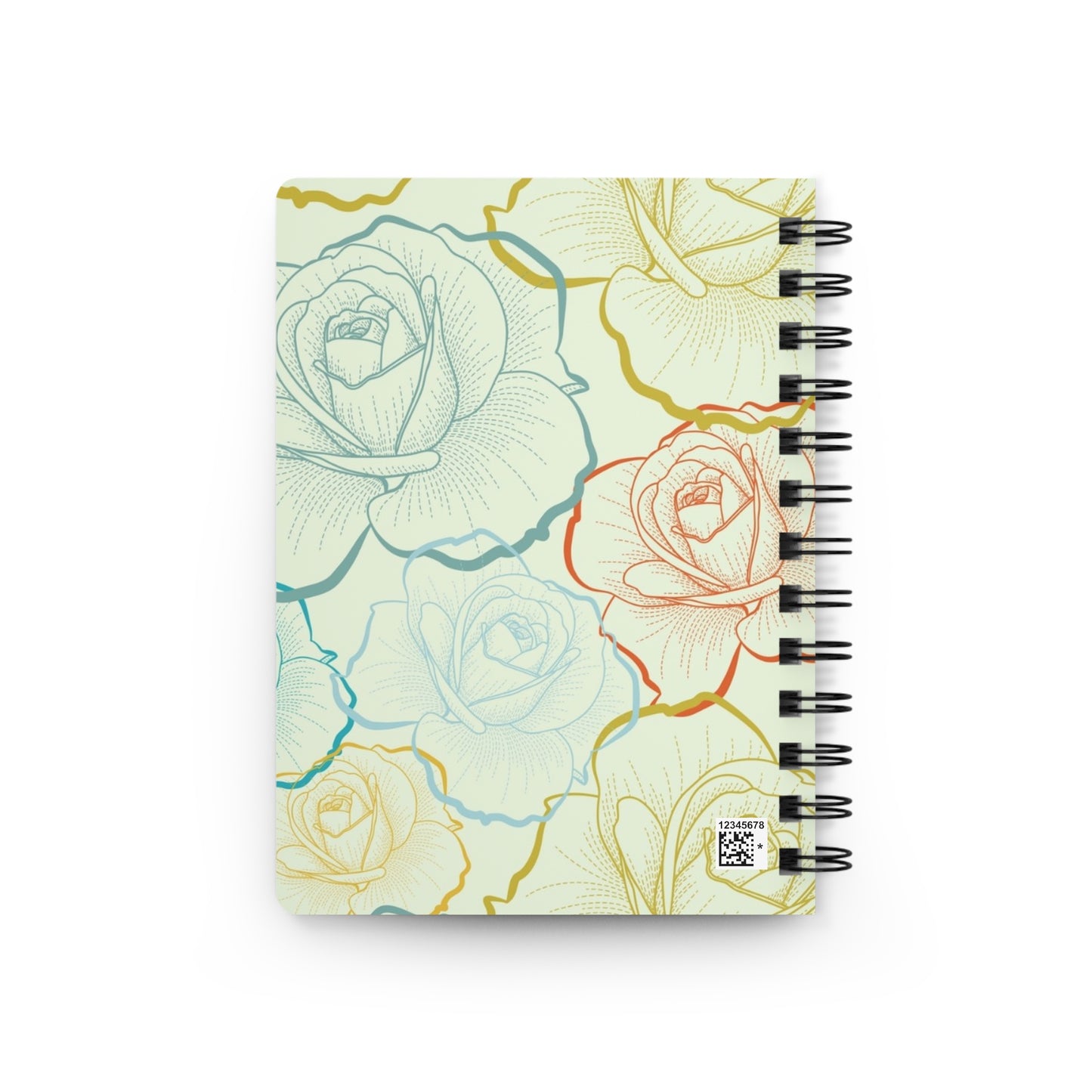 New Generation -  Floral - Spiral Bound Journal - 150 Pages Hard Cover Notebook for Writing, Doodling, Bullet Journaling, Sketching, Planner