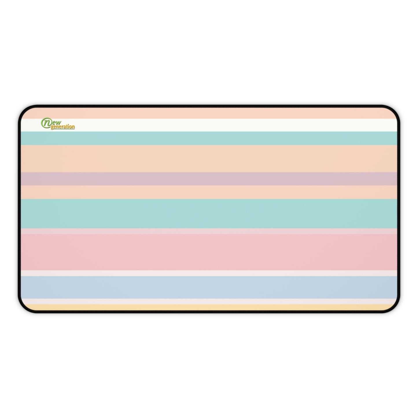 New Generation - Desk Mat - Minimalist Home Office Decor, Office Accessories, Computer Mousepad, Gift for Students, Modern Desk Essentials 12" × 22"