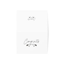 New Generation - Elegant Congrats Greeting Cards Set, Minimalist Congratulations Cards for Weddings, Birthdays, Graduations, 1-50pcs