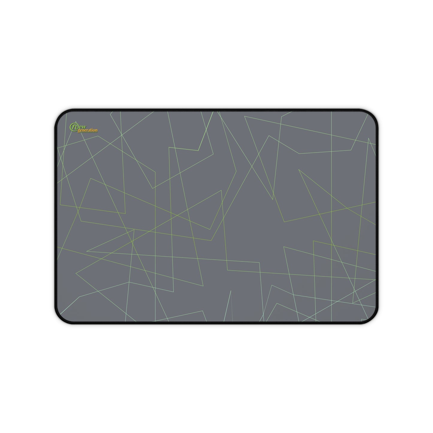 New Generation - Modern Desk Mat with Geometric Design, Office Decor, Workstation Accessory, Gift for Students, Minimalist Home Office