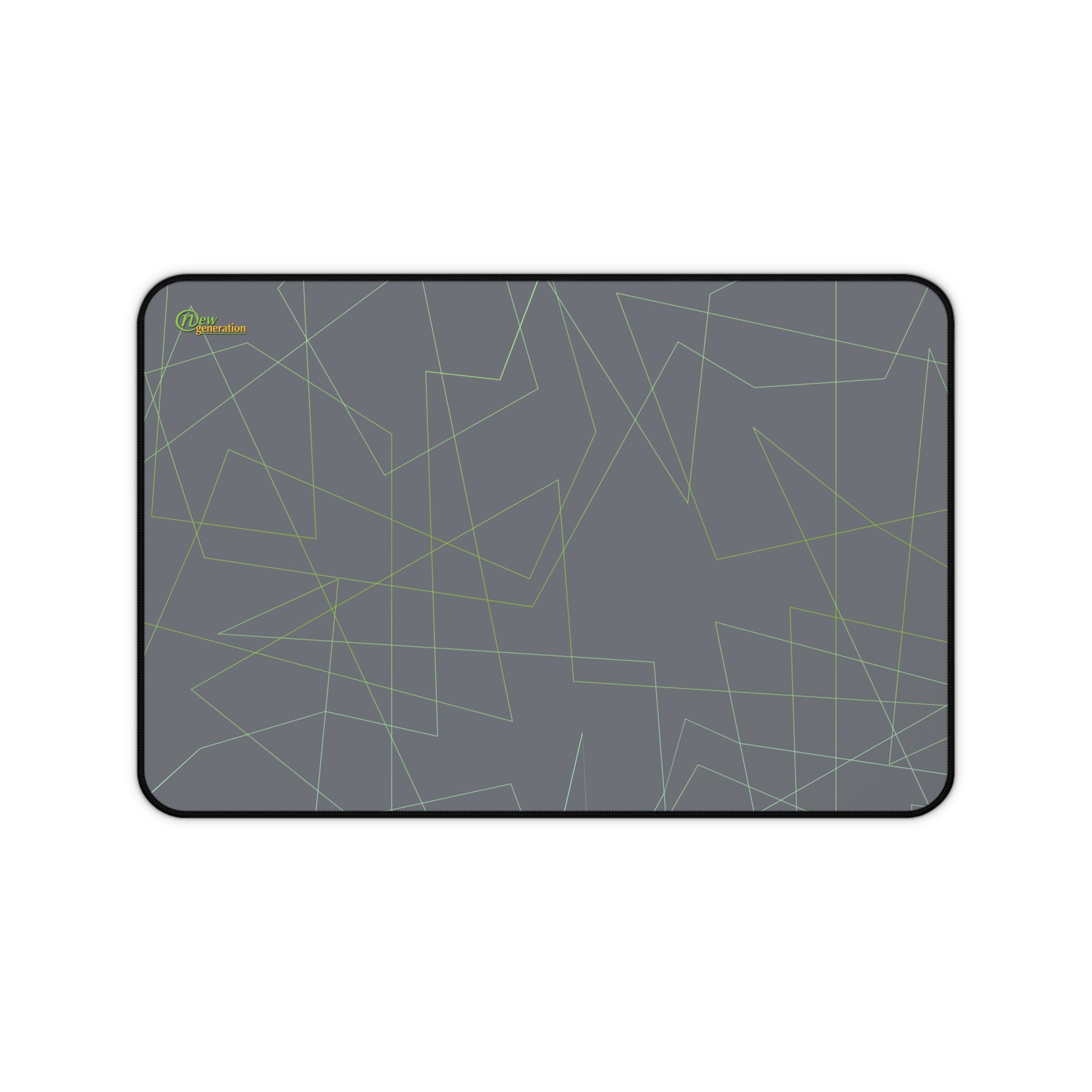 New Generation - Modern Desk Mat with Geometric Design, Office Decor, Workstation Accessory, Gift for Students, Minimalist Home Office
