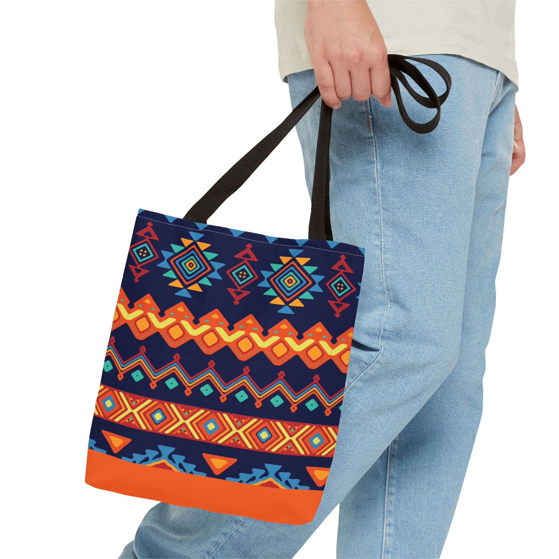 New Generation - Ethnic -Tote Bag - Colorful Bohemian Pattern, Shopping Bag, Gypsy Style Handbag, Festival Tote for Women, Unique Gift Idea
