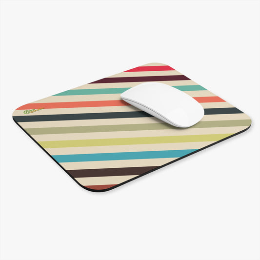 New Generation - Colorful Striped Mouse Pad - Fun Desk Accessory for Home Office, Gift for Tech Lovers, Computer Accessory, Cute Desk Decor