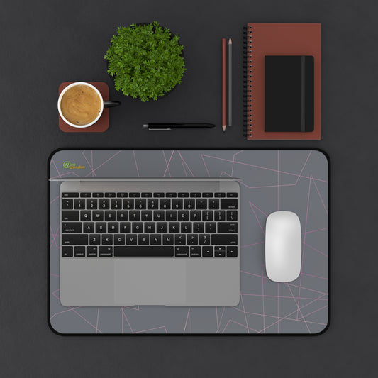 New Generation - Modern Geometric Desk Mat, Stylish Office Accessories, Elegant Mouse Pad, Minimalist Desk Decor, Gift for Home Office 12" × 18"