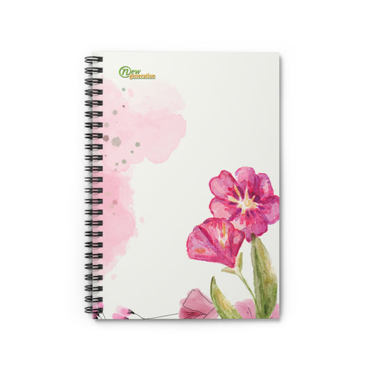 Hard Cover Lined Journal Notebook - Floral Design notebook Ruled Line, 6x8 inches with 118 pages for School, Home, Daily Planner, One Size