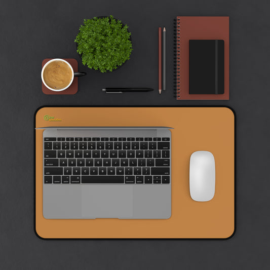 New Generation - Ligth Brown Color Desk Mat , Desk Decor for Home or Office , Waterproof Desk Writing Mat, Large Desk Blotter Protector . 12" × 18"