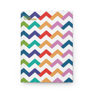New Generation - Bright Pattern Notebook, Nature Lover Writers Gift for Any Occasion, Diary Sketchbook, journal ,notes , hard cover
