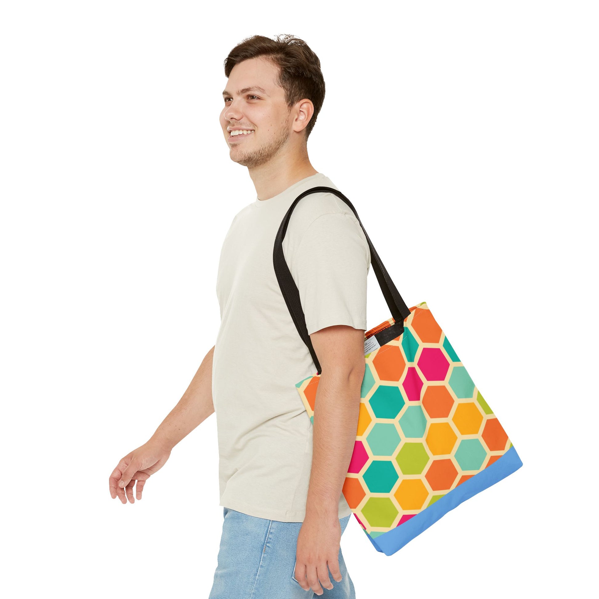 New Generation - Pattern-Tote Bag Colorful Pattern, Shopping Bag, Gypsy Style Handbag, Festival Tote for Women, Unique Gift Idea
