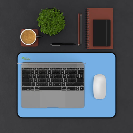 New Generation - Ligth Blue Color Desk Mat , Desk Decor, for Home or Office , Waterproof Desk Writing Mat, Large Desk Blotter Protector 12" × 18"