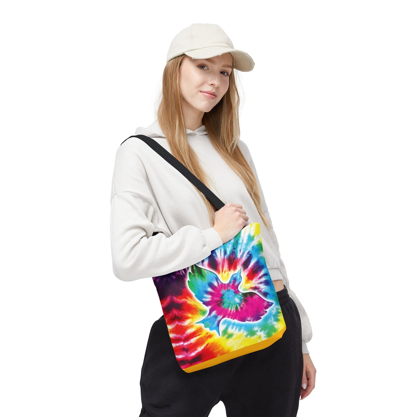 New Generation - Tie Dye -Tote Bag - Colorful Bohemian Pattern, Shopping Bag, Gypsy Style Handbag, Festival Tote for Women, Unique Gift Idea