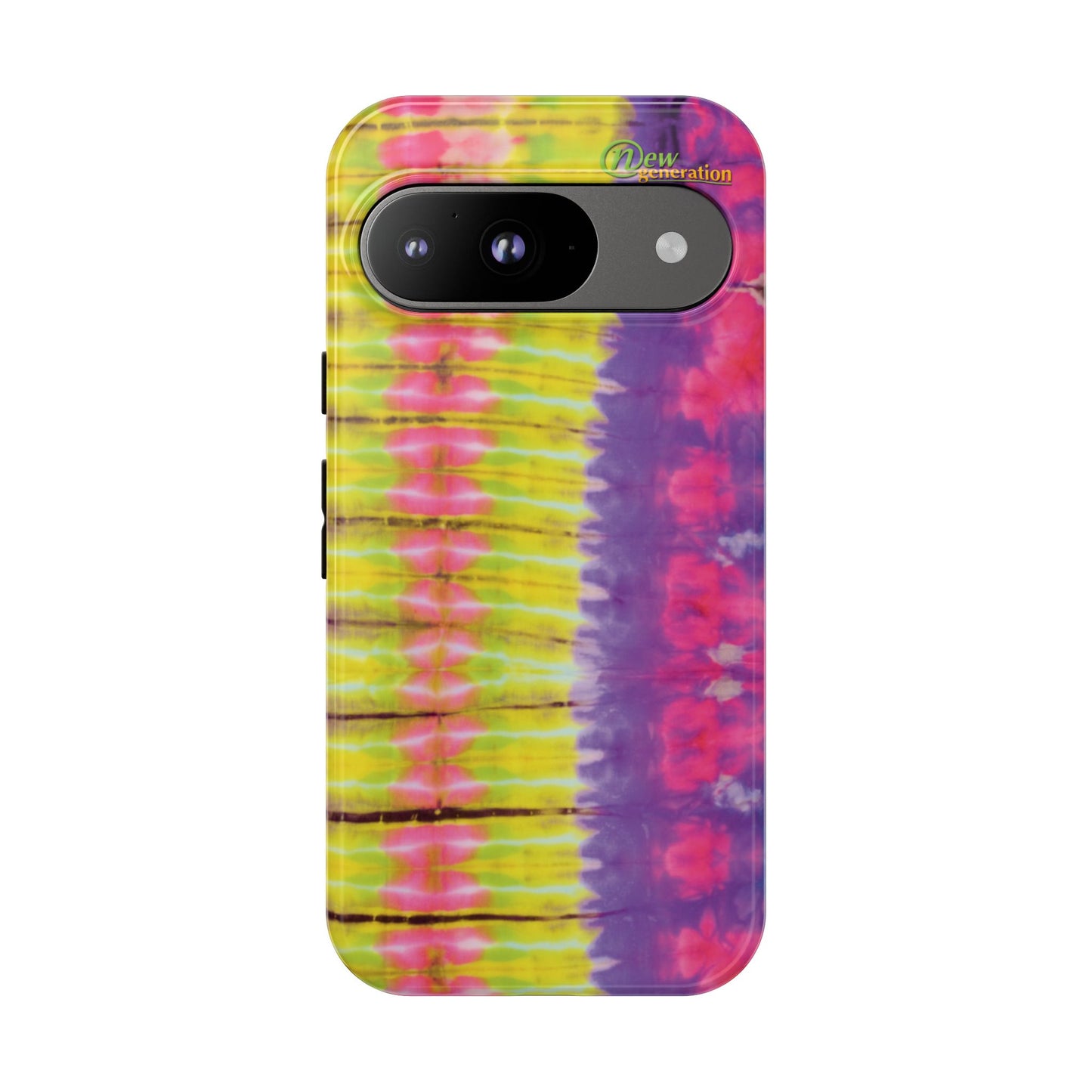 Tie-Dye Phone Case, Colorful Tough Case, Free-Spirited Phone Cover, Gift for Teens, Vibrant Phone Accessory, Funky Style Google Pixel 9 Glossy