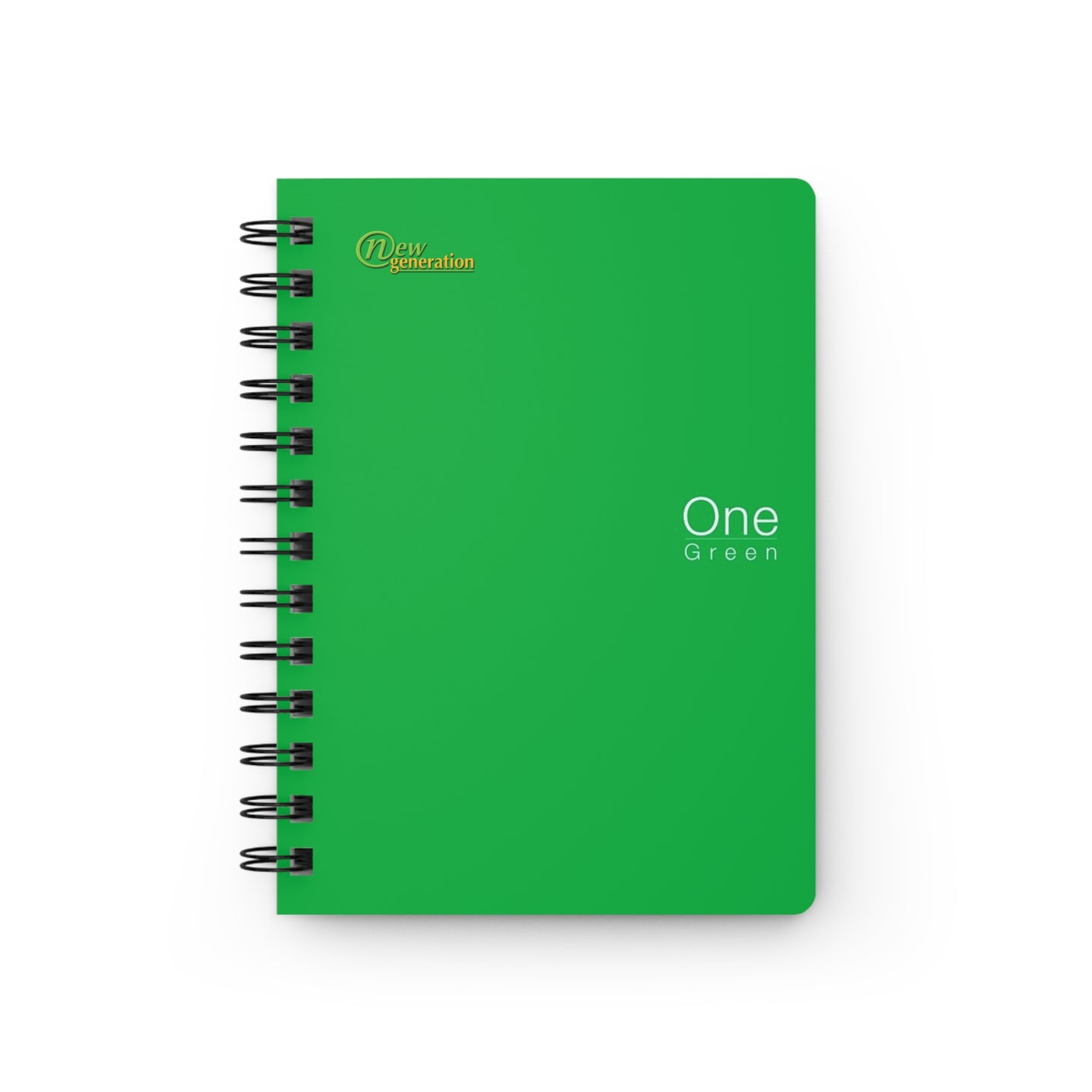 New Generation -  One - Spiral Bound Journal - 150 Pages Hard Cover Notebook for Writing, Doodling, Bullet Journaling, Sketching, Planner