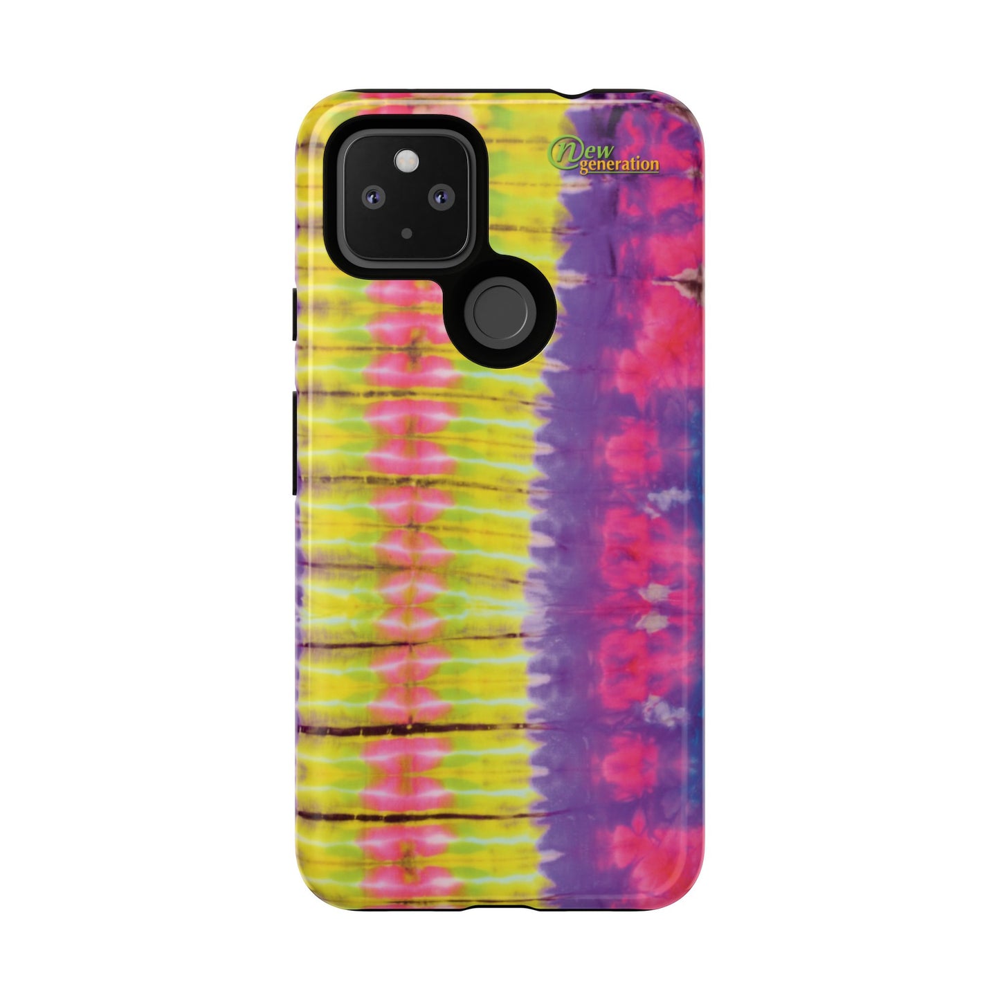 Tie-Dye Phone Case, Colorful Tough Case, Free-Spirited Phone Cover, Gift for Teens, Vibrant Phone Accessory, Funky Style Google Pixel 4a 5G Glossy