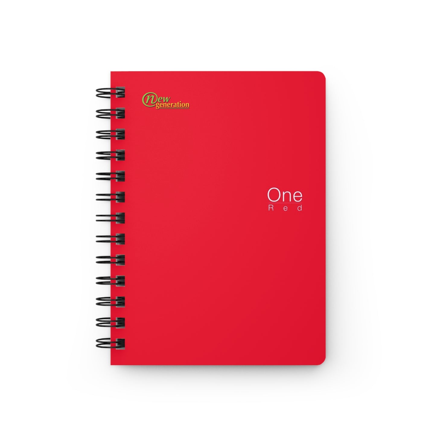 New Generation -  One - Spiral Bound Journal - 150 Pages Hard Cover Notebook for Writing, Doodling, Bullet Journaling, Sketching, Planner