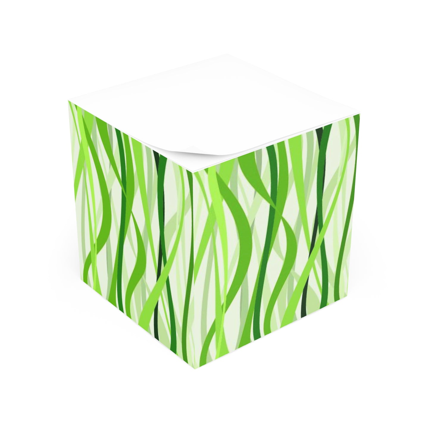 Colorful Pattern Note Cube - Fun Desk Organizer, Office Supplies, Stationery Gift, Note Pad, Home Decor, Write & Remind