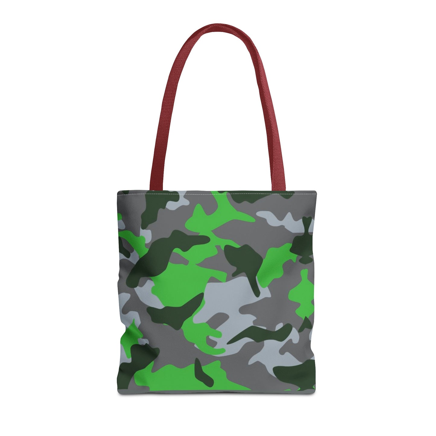 New Generation - Camouflage -Tote Bag Colorful Pattern, Shopping Bag, Gypsy Style Handbag, Festival Tote for Women, Unique Gift Idea 16" × 16'' Red