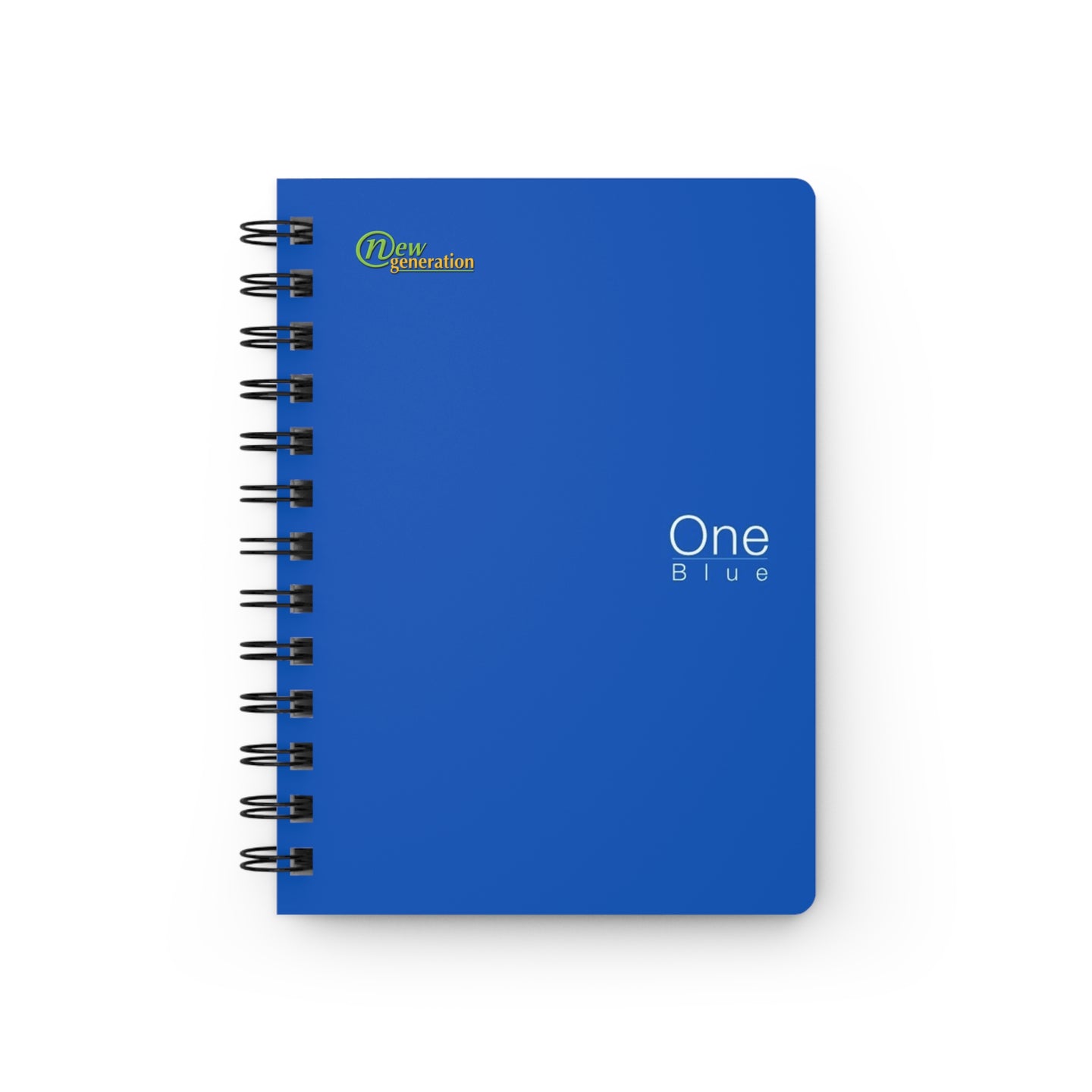 New Generation -  One - Spiral Bound Journal - 150 Pages Hard Cover Notebook for Writing, Doodling, Bullet Journaling, Sketching, Planner