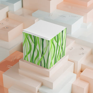 Colorful Pattern Note Cube - Fun Desk Organizer, Office Supplies, Stationery Gift, Note Pad, Home Decor, Write & Remind