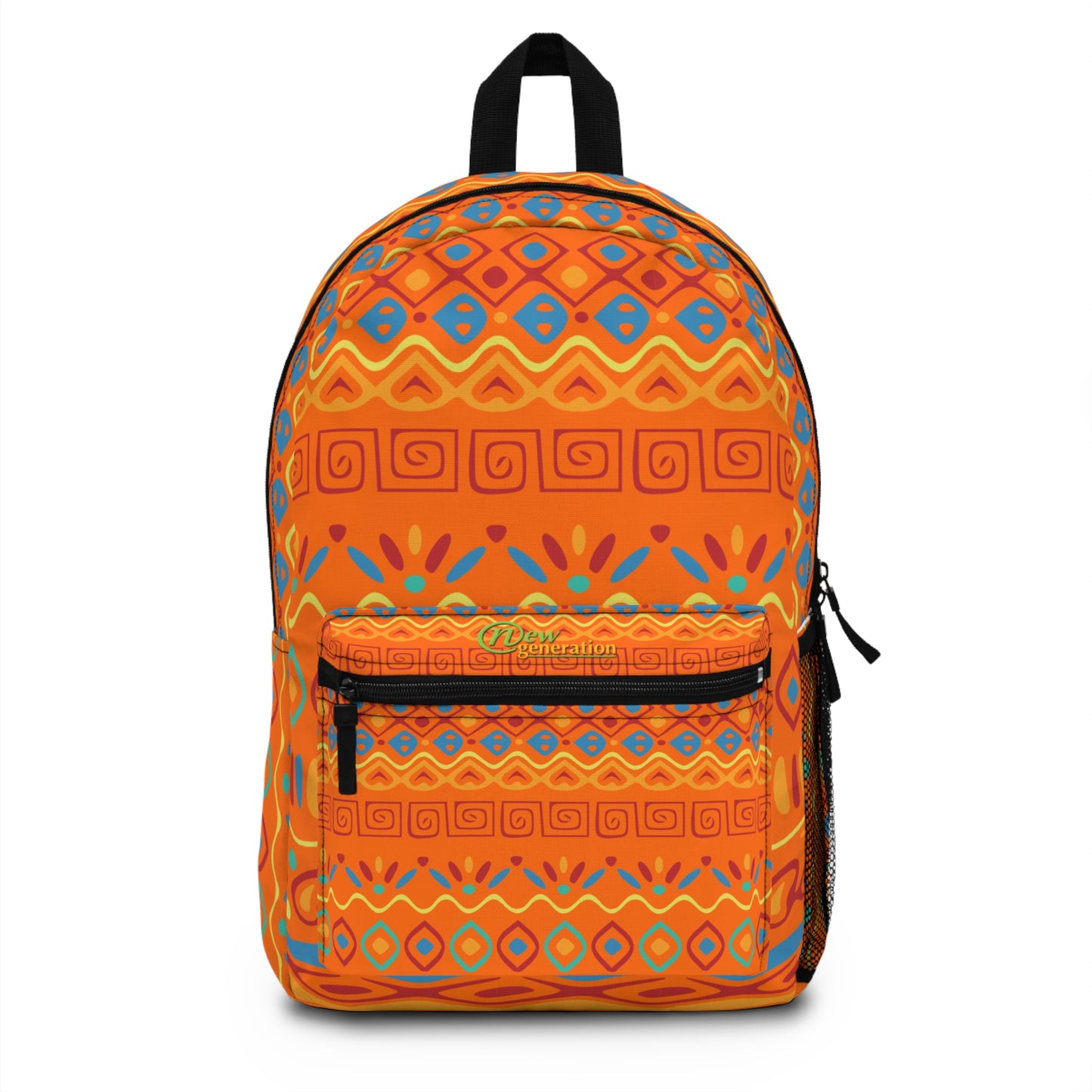 New Generation - Ethnic Themed Backpack - Perfect for School, Ideal Gift for students , Trendy School Bag, Back-to-School Accessory, Unique One size