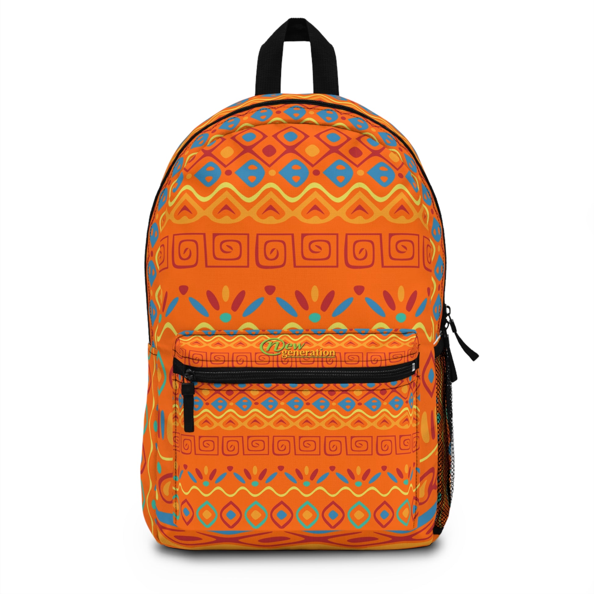 New Generation - Ethnic Themed Backpack - Perfect for School, Ideal Gift for students , Trendy School Bag, Back-to-School Accessory, Unique One size