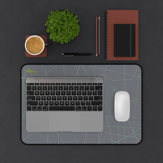New Generation - Modern Desk Mat with Geometric Design, Office Decor, Workstation Accessory, Gift for Students, Minimalist Home Office 12" × 18"
