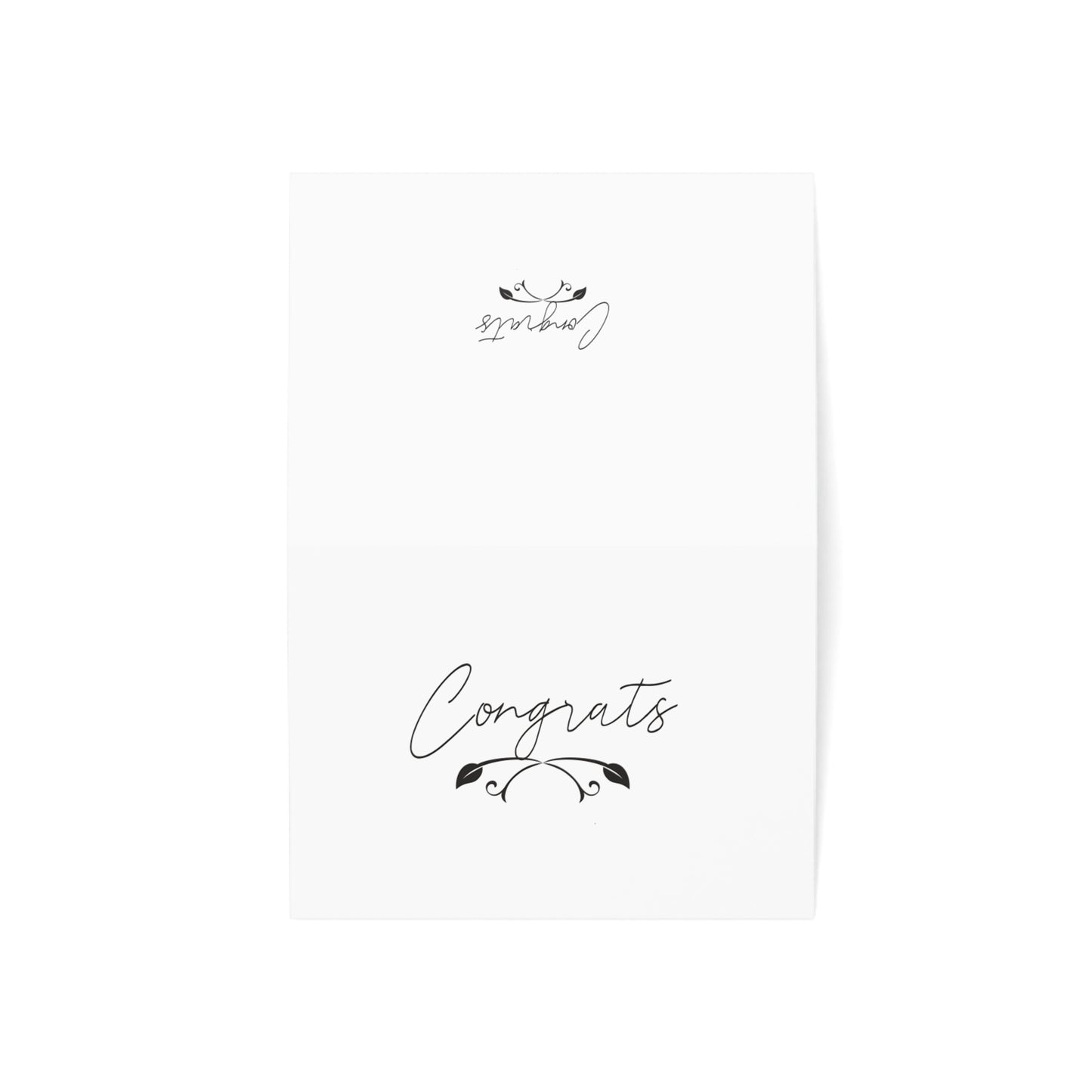 New Generation - Elegant Congrats Greeting Cards Set, Minimalist Congratulations Cards for Weddings, Birthdays, Graduations, 1-50pcs