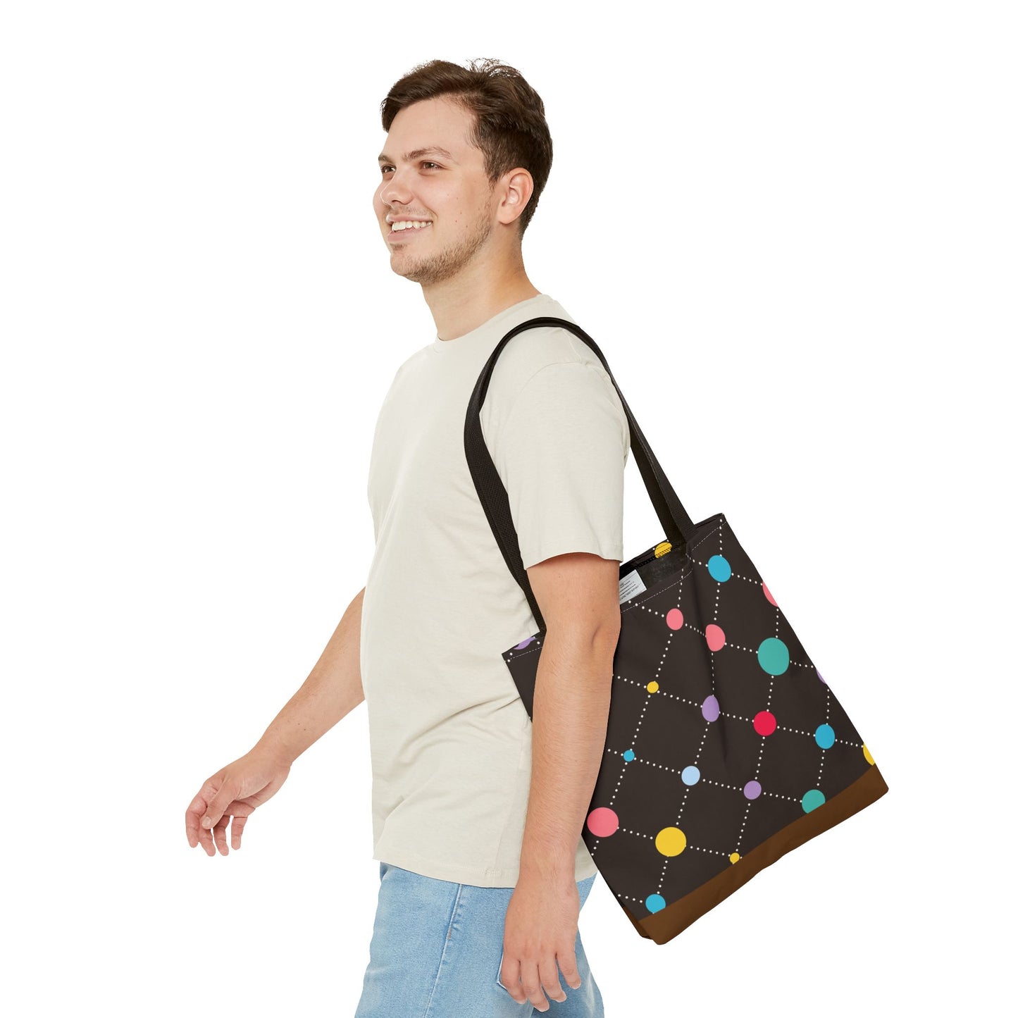 New Generation - Pattern-Tote Bag Colorful Pattern, Shopping Bag, Gypsy Style Handbag, Festival Tote for Women, Unique Gift Idea