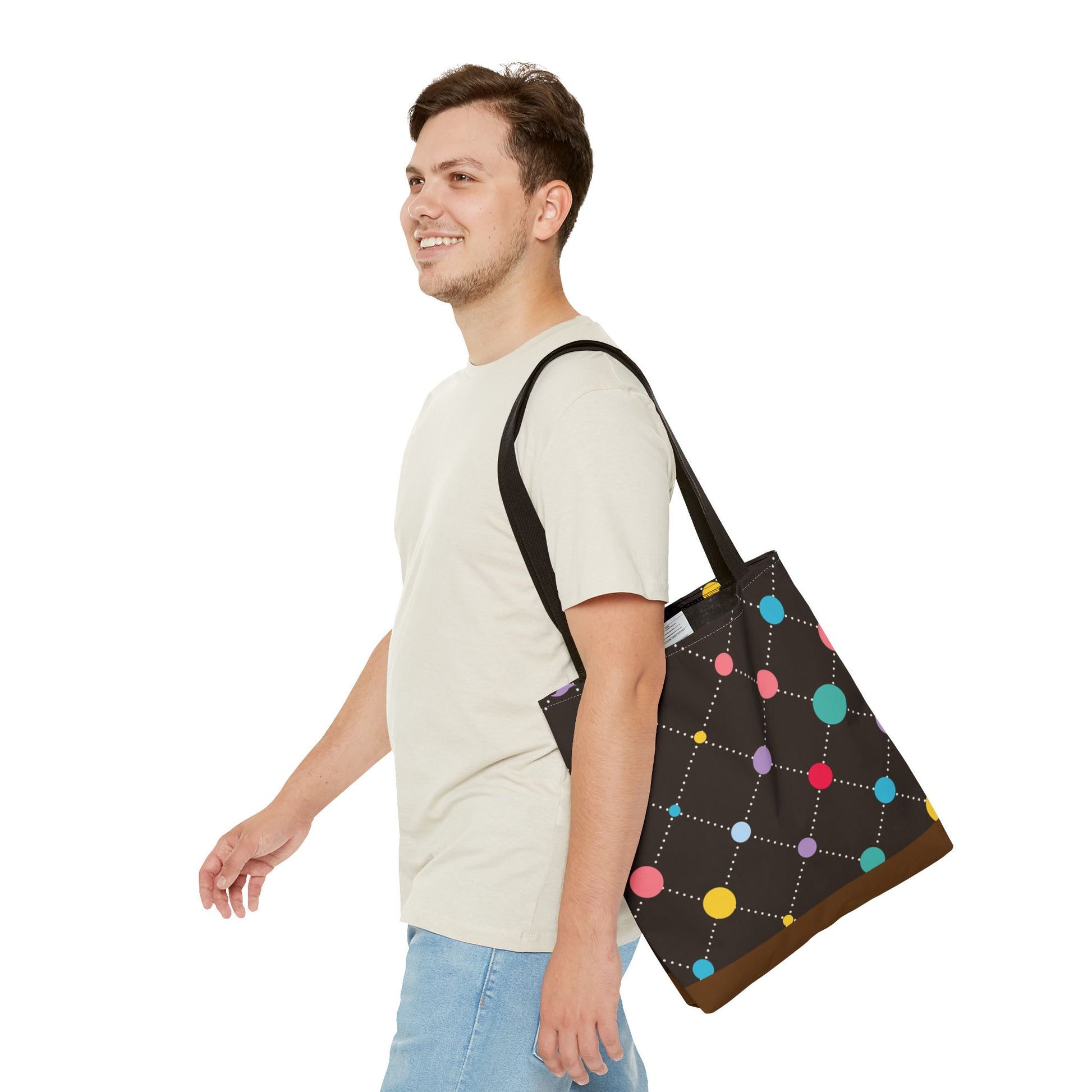New Generation - Pattern-Tote Bag Colorful Pattern, Shopping Bag, Gypsy Style Handbag, Festival Tote for Women, Unique Gift Idea