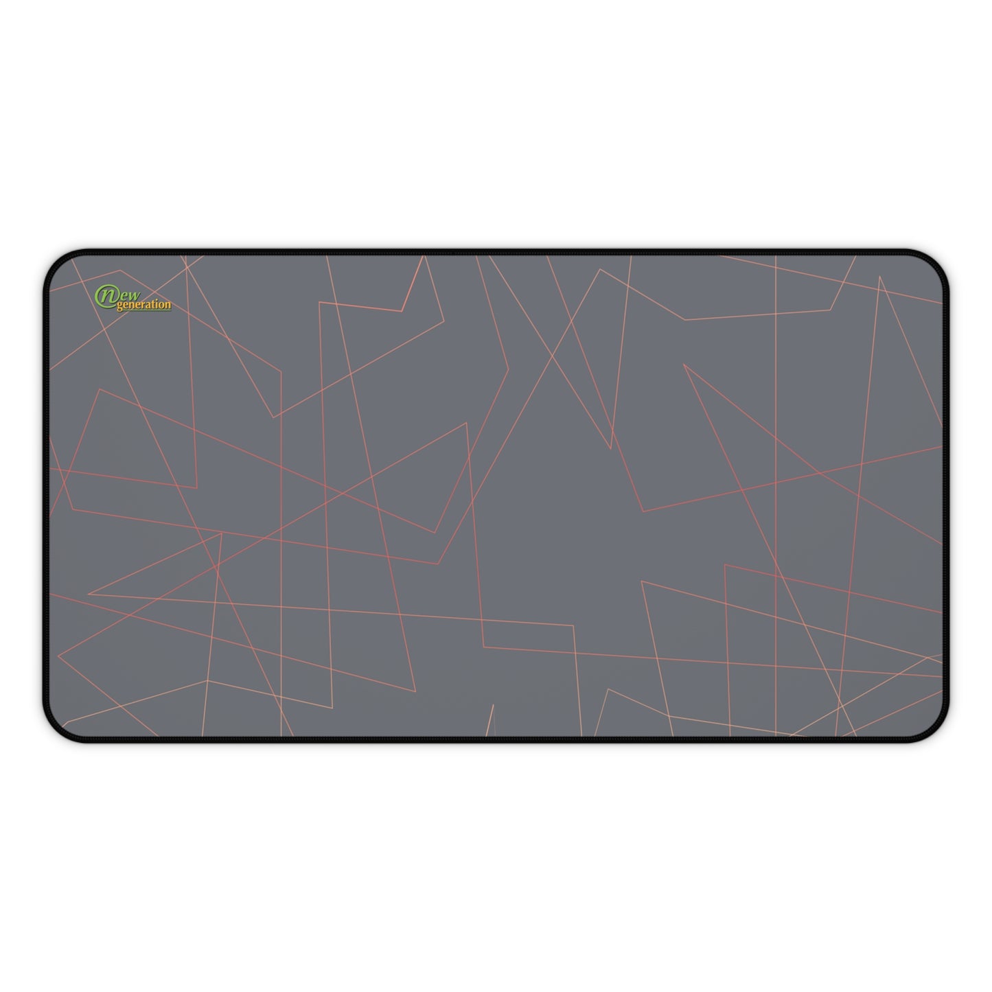 New Generation - Geometric Desk Mat for Office, Home Office Decor, Large Mouse Pad, Desk Accessory, Gift for Students, Stylish Desk Decor 12" × 22"