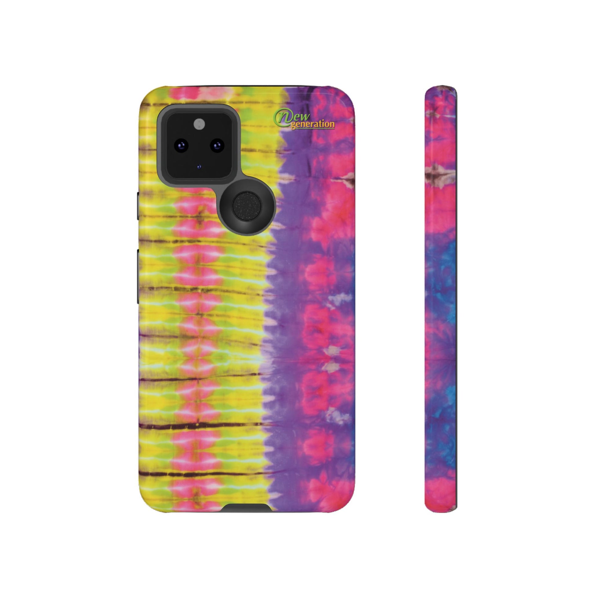 Tie-Dye Phone Case, Colorful Tough Case, Free-Spirited Phone Cover, Gift for Teens, Vibrant Phone Accessory, Funky Style
