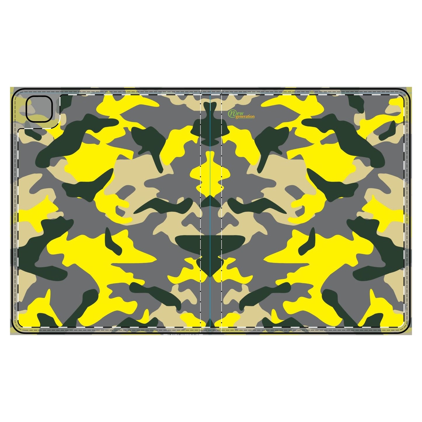Camouflage Tablet Folio Case - Stylish, Protective, Trendy Gift for Students, Tech Lovers, Casual Fashion, Christmas, Birthday iPad Pro 12.9