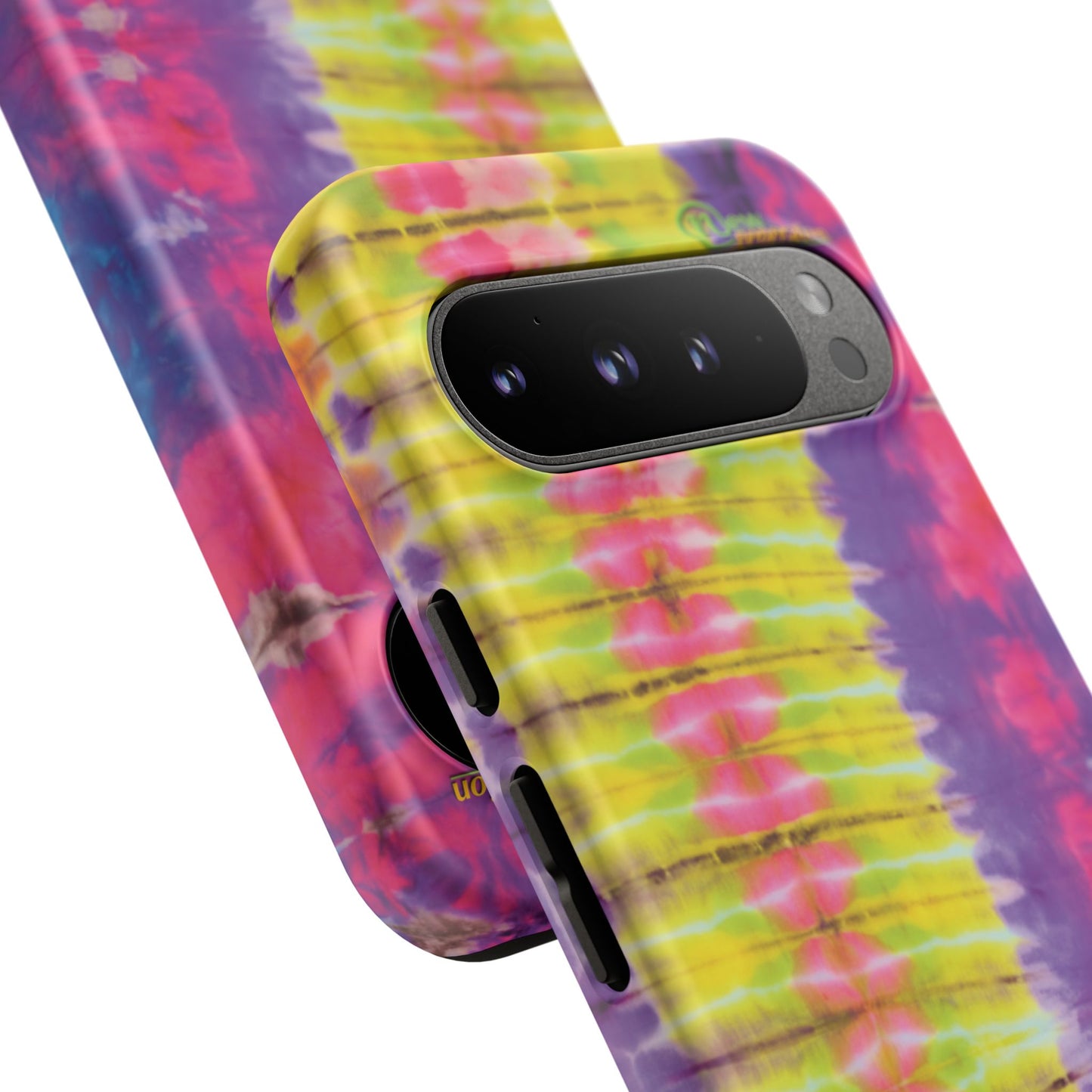 Tie-Dye Phone Case, Colorful Tough Case, Free-Spirited Phone Cover, Gift for Teens, Vibrant Phone Accessory, Funky Style