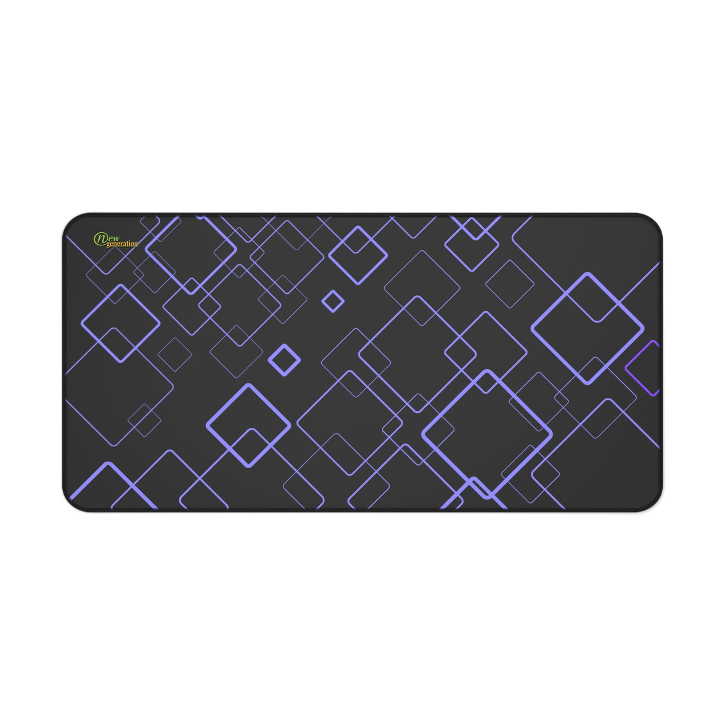 New Generation - Modern Geometric Desk Mat for Workspace, Office Decor, Gamer Mouse Pad, Gift for Him/Her, Stylish Desk Accessories 16" × 32"