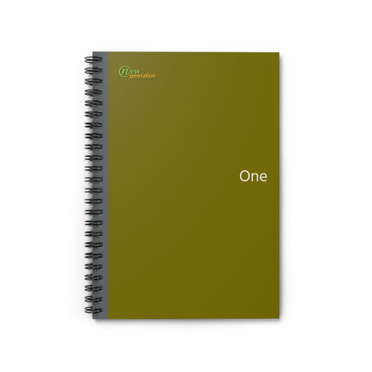 Hard Cover Lined Journal Notebook - Olive notebook Ruled Line, 6x8 inches with 118 pages for Work, School, Home, Daily Planner, One Size