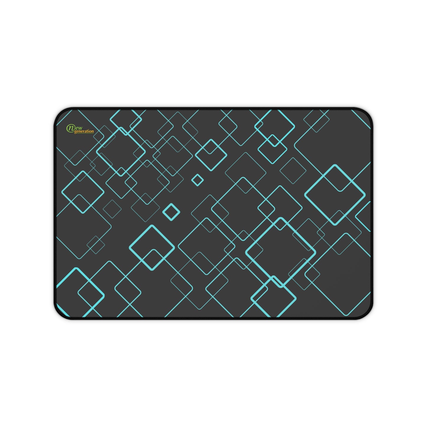 New Generation - Modern Geometric Desk Mat, Office Decor, Workspace Accessories, Gift for Students, Home Office Essentials