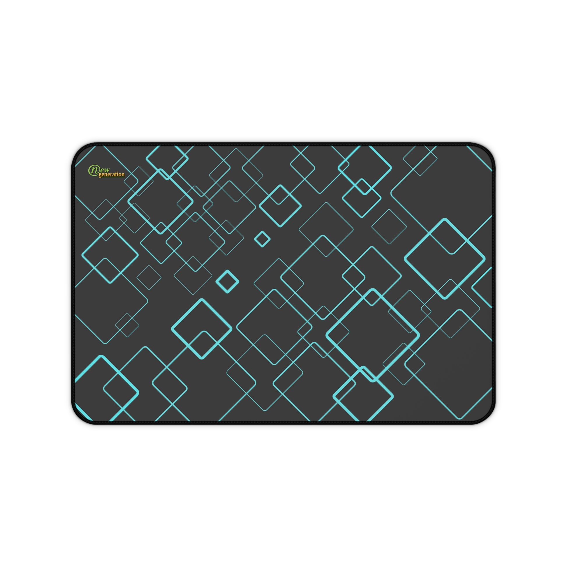 New Generation - Modern Geometric Desk Mat, Office Decor, Workspace Accessories, Gift for Students, Home Office Essentials