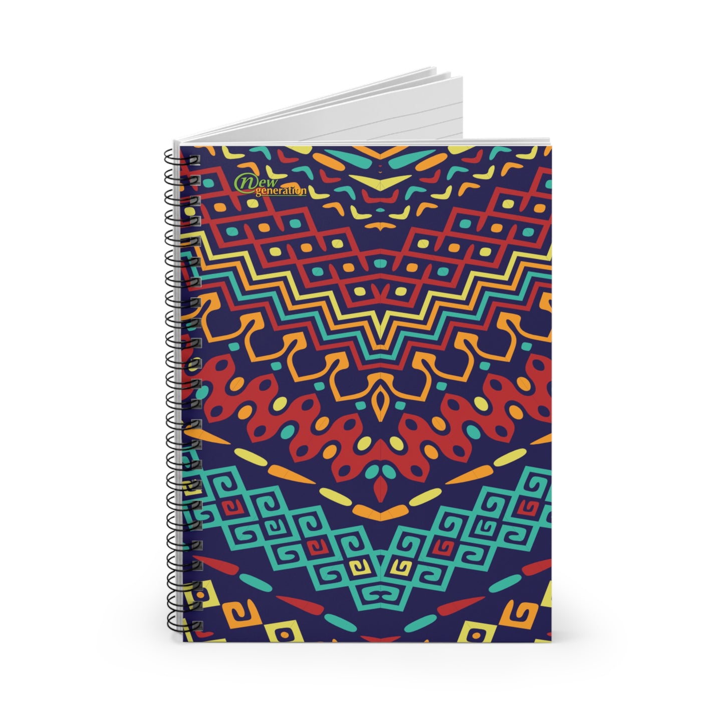 Hard Cover Lined Journal Notebook  - Ethnic notebook Ruled Line, 6x8 inches with 118 pages for Work, Home, Daily Planner,