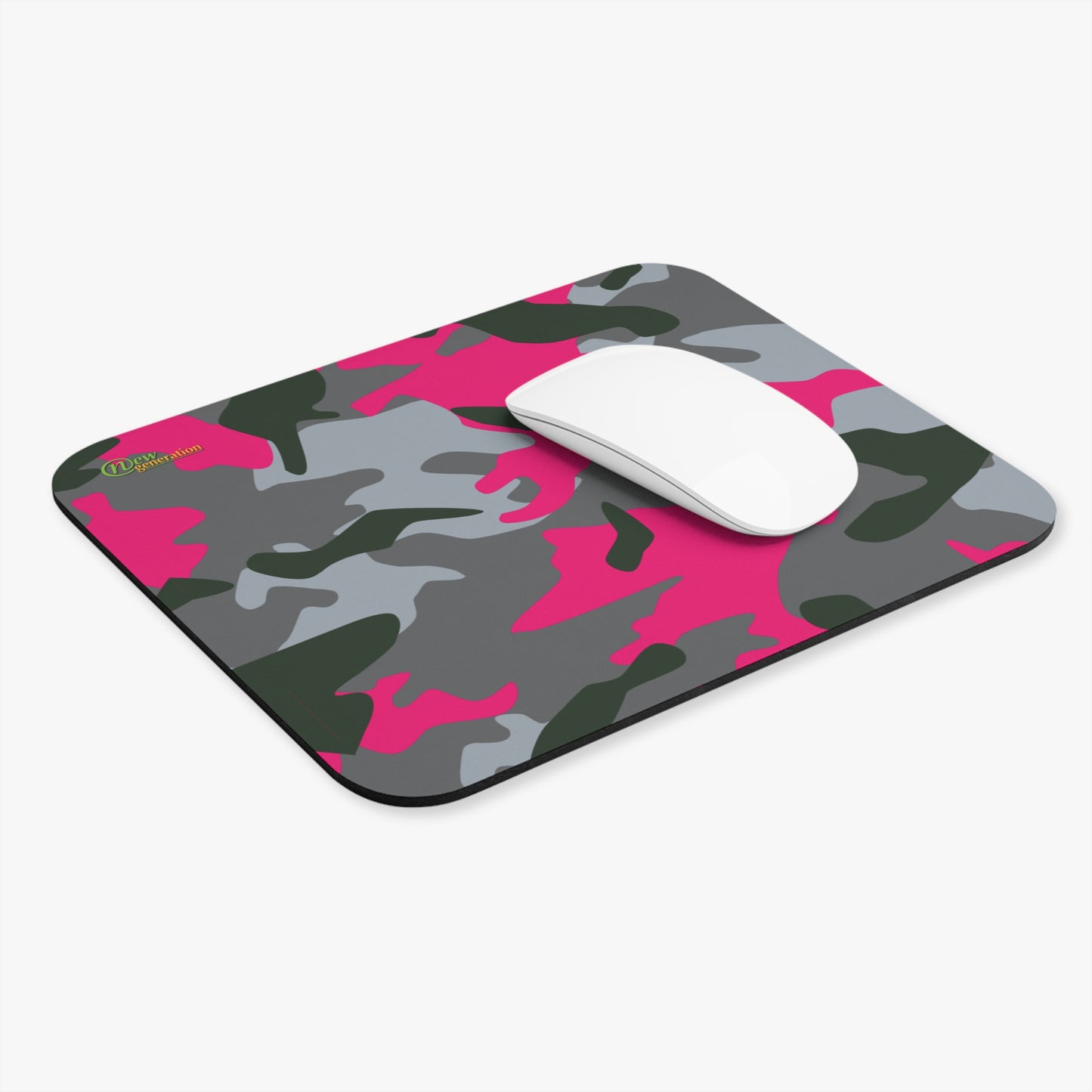 New Generation - Pink Camo Mouse Pad - Stylish Gaming Accessory, Office Décor, Personalized Gift, Unique Desk Art, Perfect for Gamers