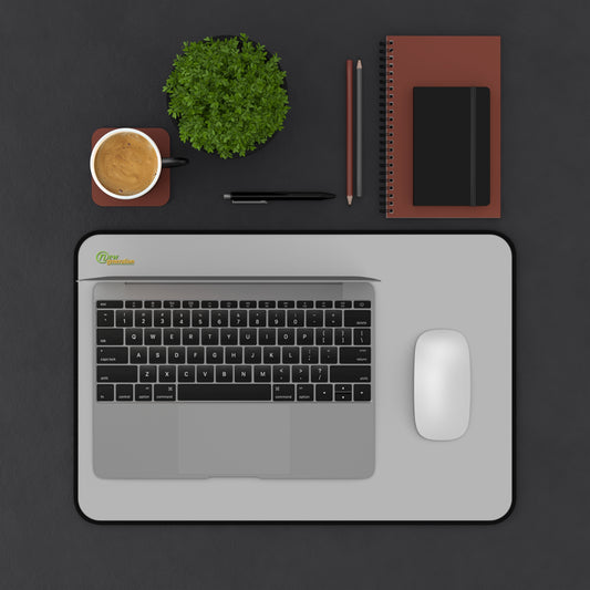 New Generation - Ligth Gray Color Desk Mat , Desk Decor, Home or Office , Waterproof Desk Writing Mat, Large Desk Blotter Protector . 12" × 18"